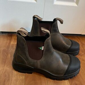 Blundstone Men's Dark Brown Leather Boots